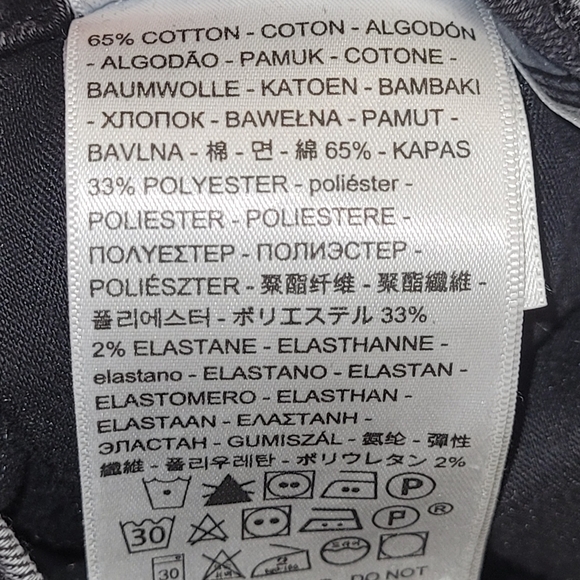 Levi's black 711 High Rise Super Skinny plus size jeans - Picture 10 of 12